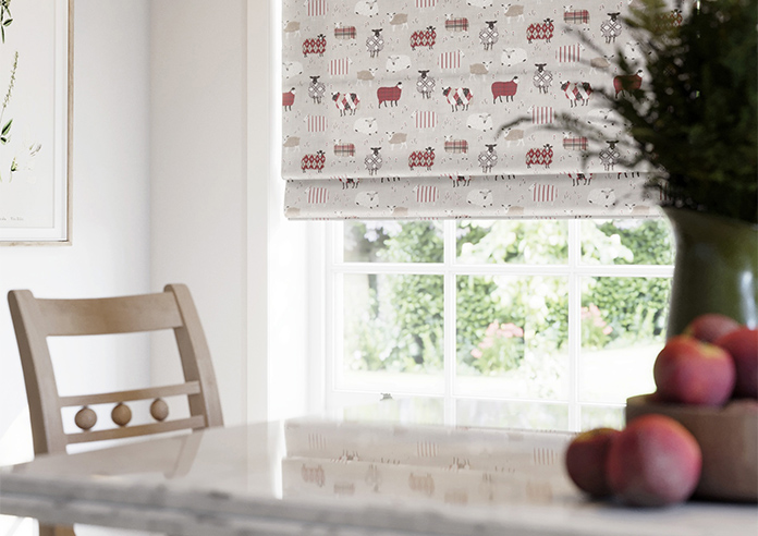 Baa Baa, Peony - Roman Blind - Image 5